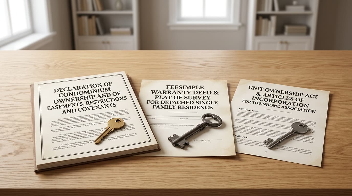 What should I know about condominiums, townhomes, and detached homes in Chicago?