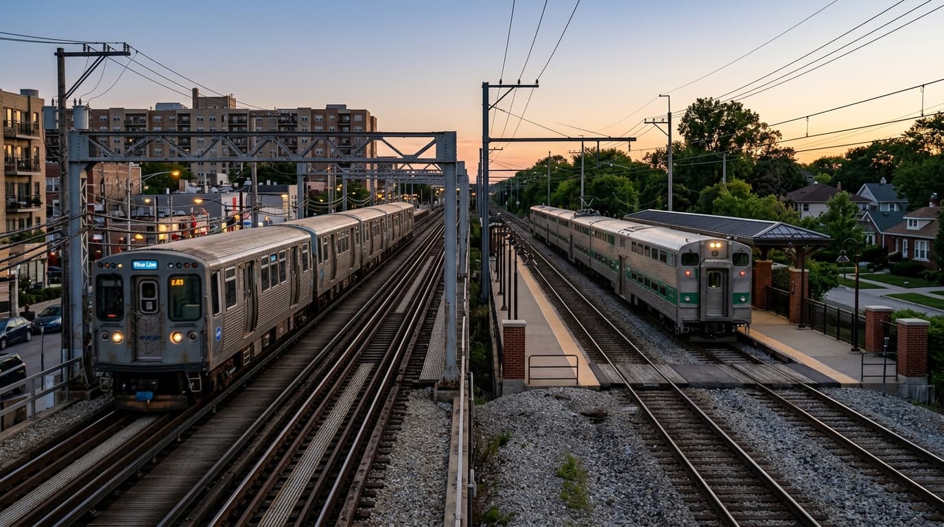 What should I know about the day-to-day differences between Chicago and Park Ridge?